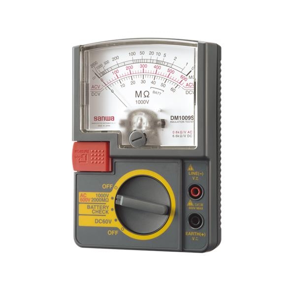 SANWA DM1009S 1000V 類比絕緣電阻計原廠產品圖