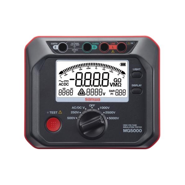 SANWA MG5000 高壓數位絕緣電阻計原廠產品圖