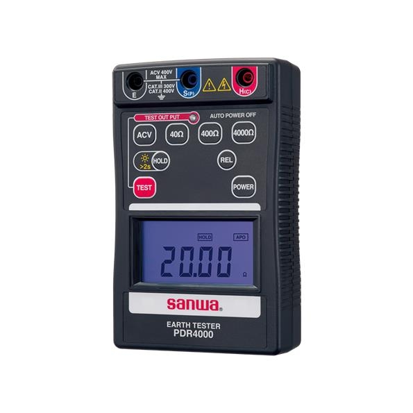 SANWA PDR4000 數位接地電阻計原廠產品圖